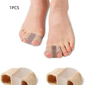 Bunion Toe Separator Correction for Overlapping Toes, Gel Toe Pads Bunion Corrector, Includes 2 Foot Rings, Hammer Toe Straightener for Men and Women, Foot Care Product