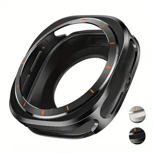 Smart Watch Protective Case, 1 Count Watch Protective Cover, Watch Accessories Compatible with Samsung Galaxy Watch Ultra 47mm, Watch Screen Cover