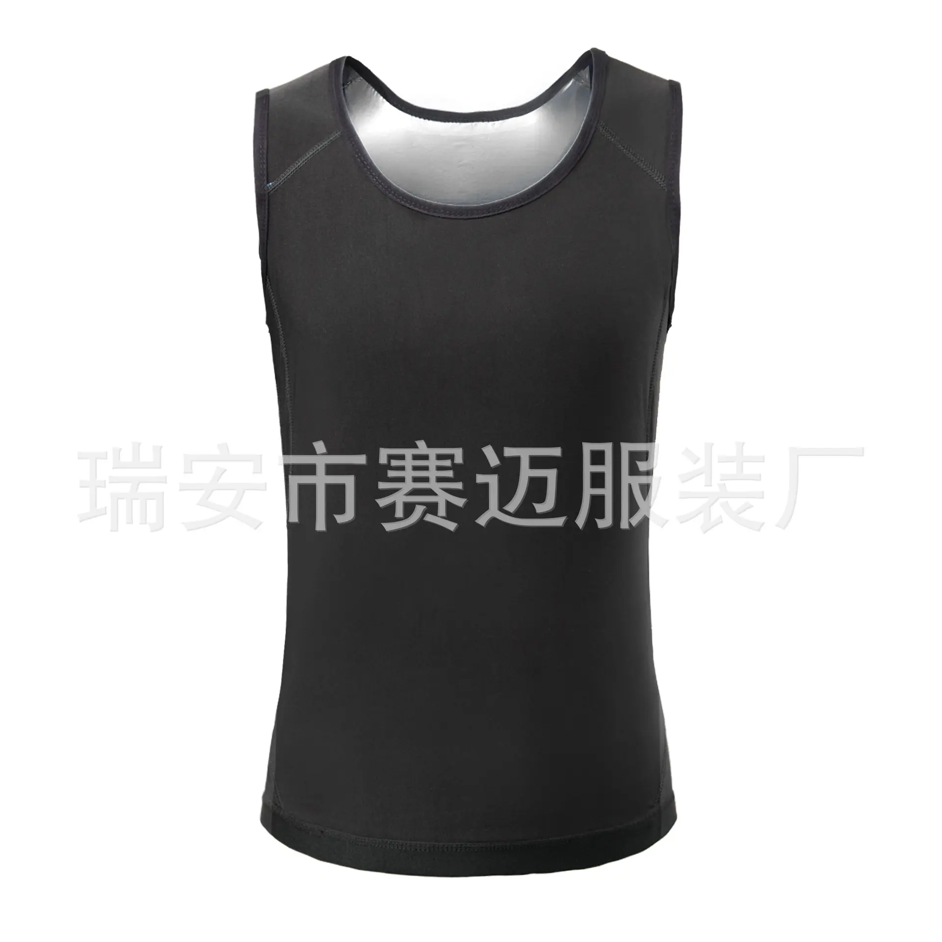 Silver coated men's sweatshirt