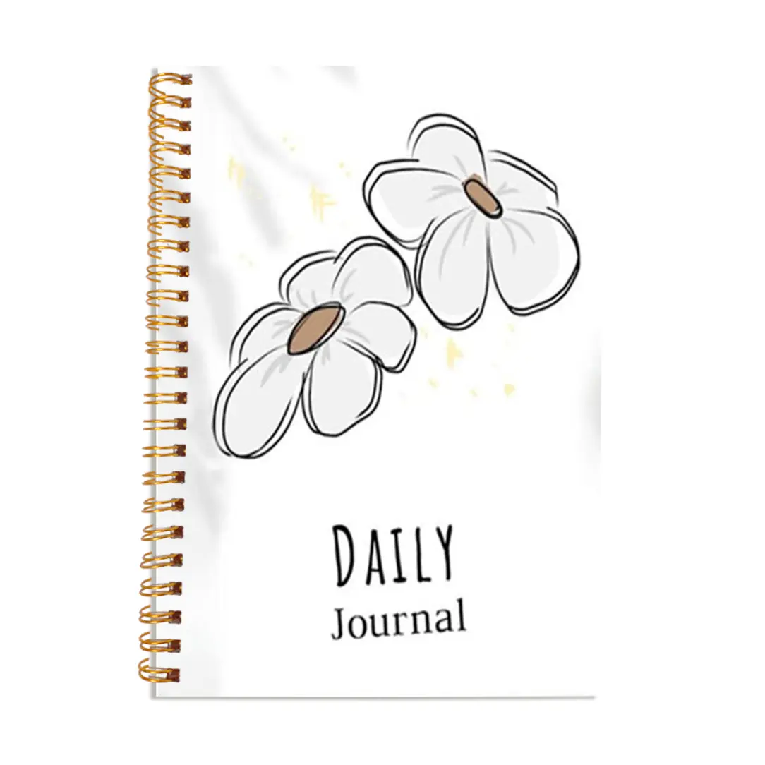1PC 5.5×8.3in Spiral Notebook Cover, Stylish Functional Design, Suitable for Student Daily Record.