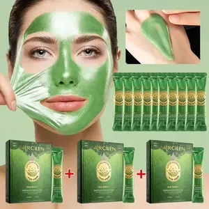 Mercilen Collagen Hydrating Face Mask with Niacinamide, Hyaluronic Acid & Glycerin, Moisturizing, Nourishing & Smoothing, 10 Packets X 3 Boxes, Daily Skincare