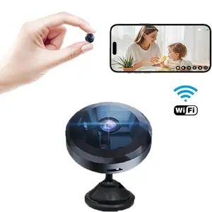 Mini Security Camera, Pet Camera Indoor-1080P HD WiFi Cameras for Home Security，Pet/Dog/Baby Camera with Phone app, Color Night Vision, Free Cloud & SD Storage,  WiFi Wireless Surveillance