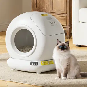 Titan Keying No More Scooping! Automatic Cat Litter Box, Smart Self-Cleaning Robot with Safety Gravity Sensor & Odor Control, Extra Large for Cats up to 22lbs, App Control & Ultra Quiet