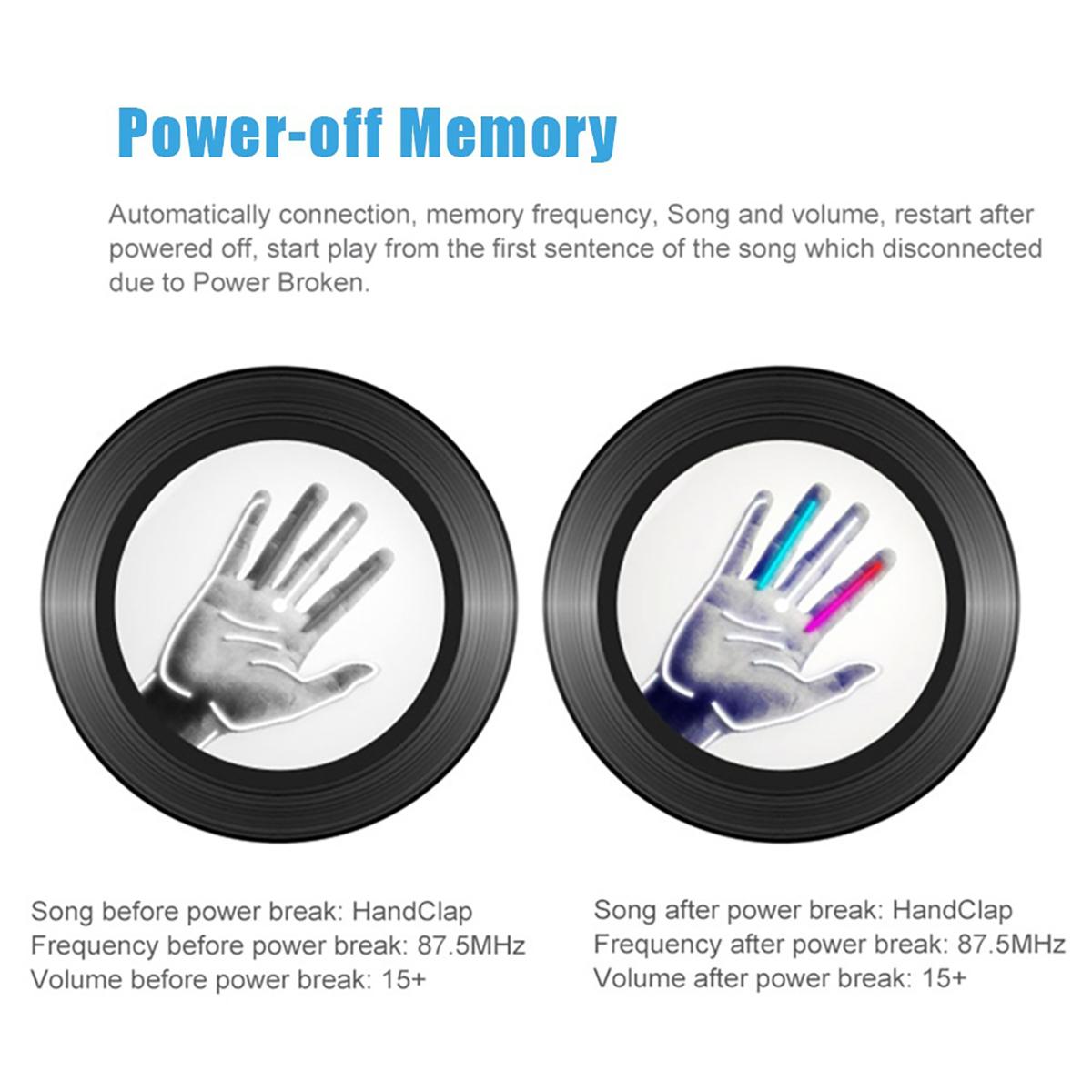 Car MP3 Player with Bluetooth 5.3 FM Transmitter, 7-Color RGB LED Light, PD/USB-C Fast Charger, Supports TF Card & USB Disk, Lossless Audio Sync Car Essentials