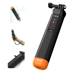 TELESIN Floating Selfie Stick Hand Grip Waterproof Handle with Bluetooth Remote for GoPro Hero 13 12 11 10 9 8 Handle Mount Accessories for Action Camera