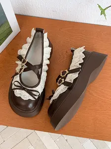 Women's Fashion Stylish Elegant Classy Slip-On Platform Wedge Heels, Comfortable Thick Rubber Sole High Heel Shoes for Party Wedding Evening Wear, Casual Accessories