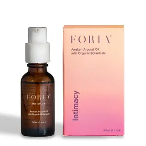 Foria Awaken Oil –  Relaxation –  Infused Coconut Oil Formula – Safe for Solo & Partnered Use – 1 Fl Oz