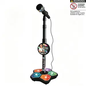 Three Singing Music Toys Portable Karaoke Machine Adjustable Height, Foster Interests, Enhance Social Skills, Ideal for Family Gatherings, Perfect Gift