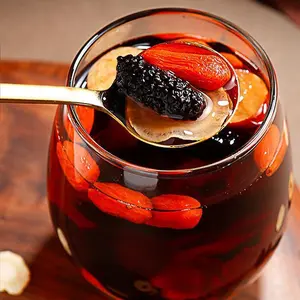 Working Tea Turmeric Kidney Tea Formula, Ginseng Eight Treasures Tea, Organic Kidney Cleanse Tea, Traditional Healthy Kidney Cleansing Tea for Men & Women goji berry fresh fruit Herbal mulberry leaf Beverage Natural loaded tea