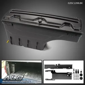 Left Side Rear Truck Bed Storage Box Toolbox Black Fit For 2015-2020 Ford F150