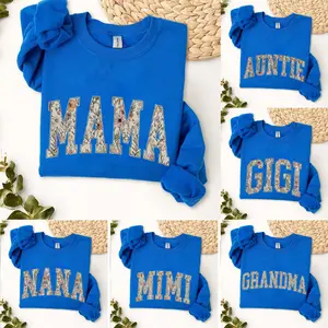 Custom Mama Heart Sweatshirt - Personalized Grandparent Gift , Floral Grandma, Gammie Shirt, Mama, Nana, Auntie, Mimi, Gigi, Mamaw, Mother Days shirt,
