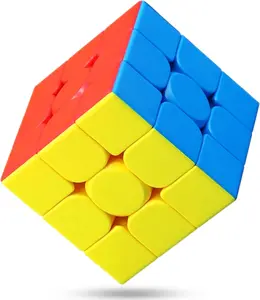 Moyu Meilong 3C Stickerless 3x3x3 Speed Cube - Fast Smooth Turning, Vivid Color Mental Enrichment Magic Cube, Cfmour Brain Toy for All Aged, Manual Learning Tool, Birthday Gift, Travel Game