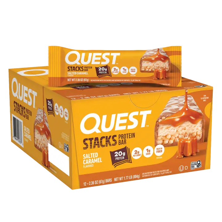 Quest Stacks Protein Bars - 20g Protein Quest Stacks Protein Bars - 20g Protein