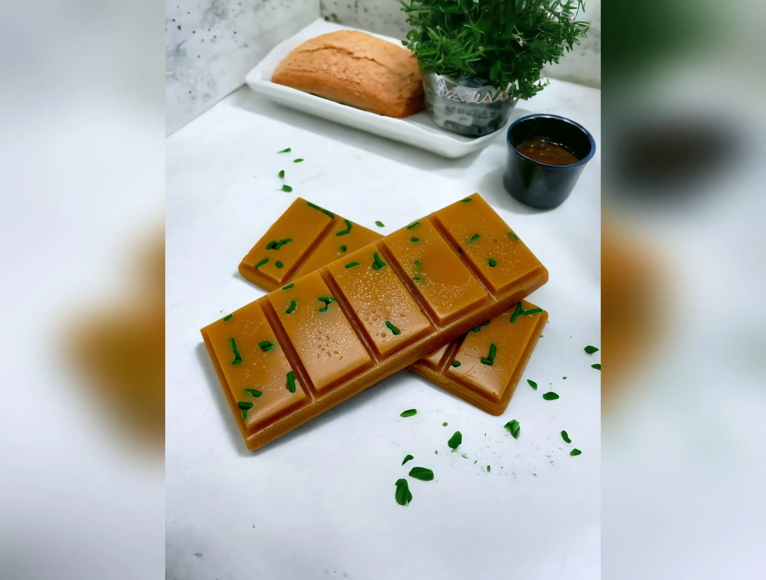 Zucchini Bread Wax Melts/Snap Bar. 1.75 oz. Bread Wax Melts/Soy Wax Melts/Strongly Scented Wax Melts/Wax Tarts for Wax Warmers/1 Bar.