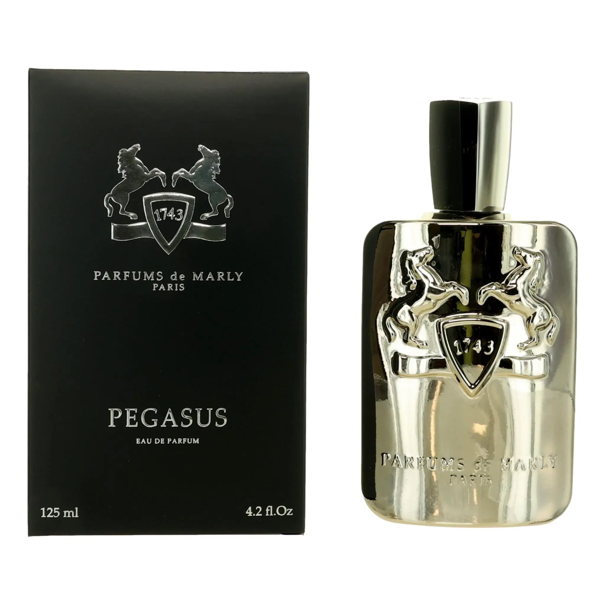 Pegasus Eau de Parfum Spray for Men, Oriental Fougere Fragrance with Bitter Almond, Amber & Lavender Notes, 4.2 oz, Jasmine
