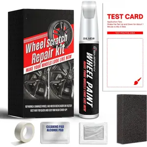 Wheel Scratch Repair Kit,  Rim Touch Up , Repair Curb Rash, , and Scuffs Quickly and Easily, Universal Color  Wheel