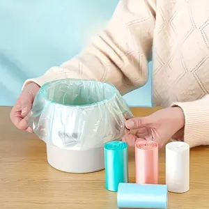 1 Roll 30 Desktop Small Garbage Bags Small Cat Poop Trash Can Office Home Car Thickened Disposable Mini Plastic Bags, Cat Litter Bags, Small Waste Disposal, Compact Design, Portable Trash Can, Leakproof Material, Durable Plastic