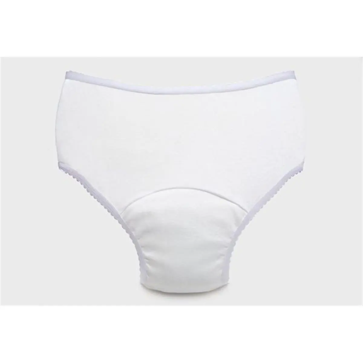 CAREACTIVE Lady's Reusable Incontinence Panties, Waterproof Cotton Knit Briefs with Built-in Absorbent Pad for Moderate to Heavy Leakage, 3XL, Clothes, Adults, Vinyl, 3Rd Layer - Specially Engineered Sewn In Absorbency Pad, Dexterity Challenges, 2Nd Layer