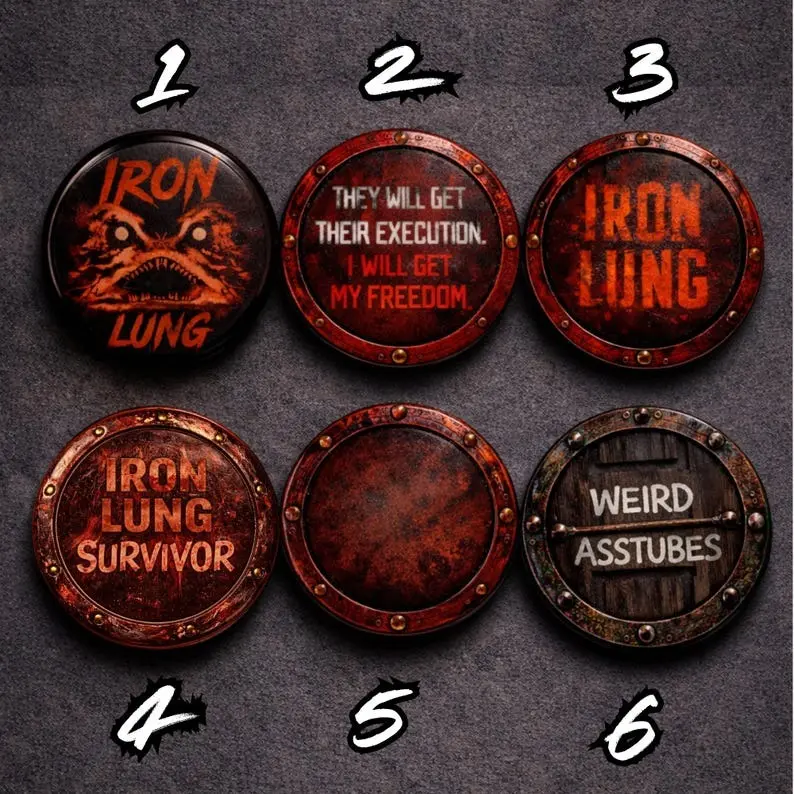 Iron Lung Pins | Markiplier Inspired Buttons