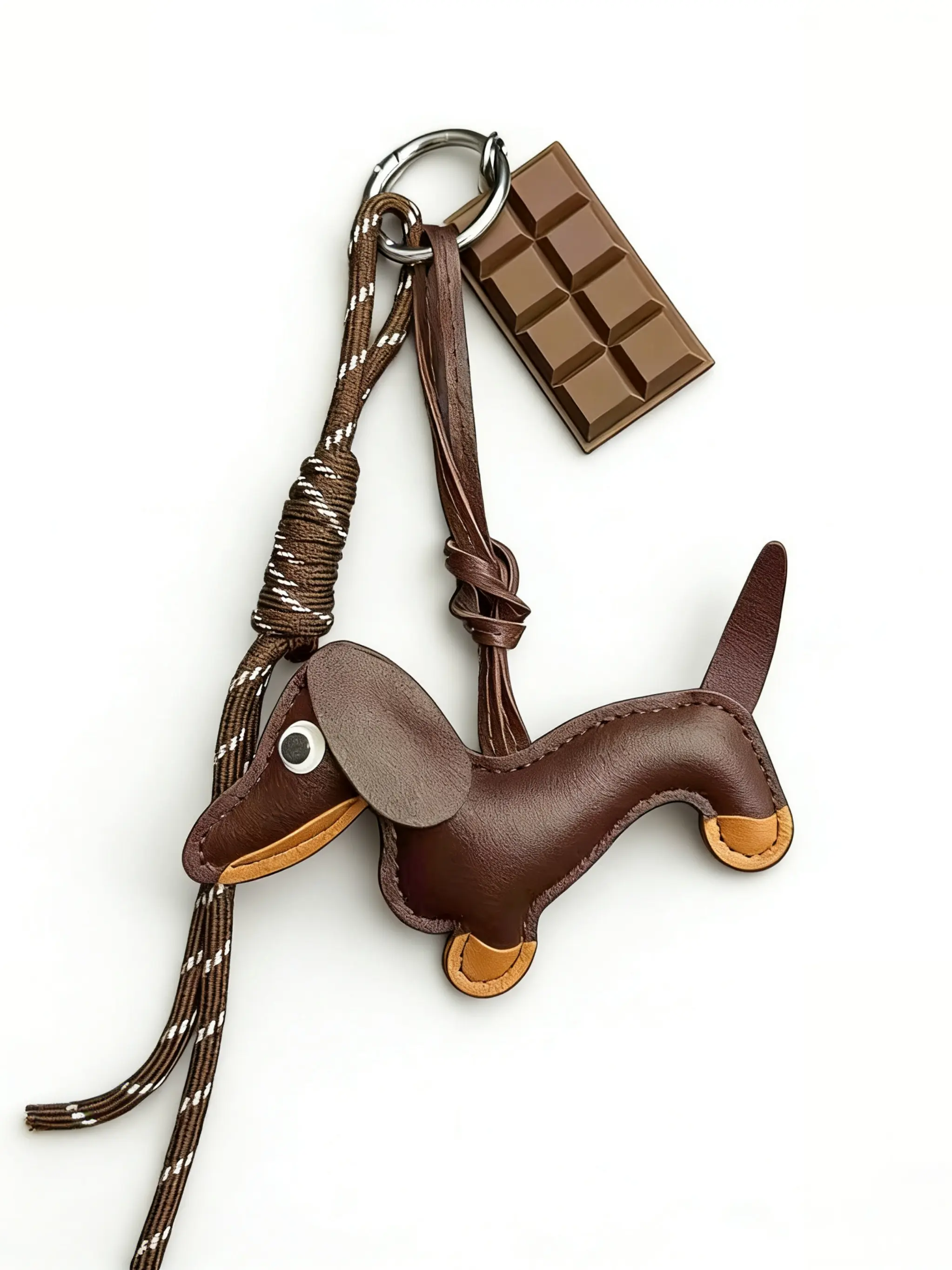 Chihuahua Dog Charm Artificial Leather Material, Chocolate Decoration, Stylish Playful Charm, Cute Bag Charms, Animal Bag Charm, Backpack Charms, Purse Charms, Purse Accessories, Perfect for Backpacks & Shoulder Bags, Ideal Women's Accessory Gift!