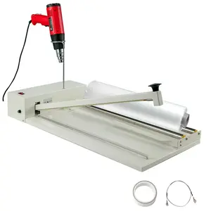 VEVOR 24\" I-Bar Shrink Wrap Machine, 800W Shrink Wrap Sealer with Heat Gun, Shrink Film Shrink Wrap Sealer Compatible with PVC POF Film