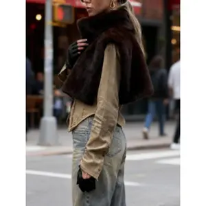 Elegant Comfortable Stand Collar Sweater Vest, Loose Fit Sleeveless Knitwear, Warm Neck Wrap, Stylish and Cozy Winter Fashion