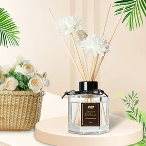 No Fire Aromatherapy Home Indoor Long-Lasting Vine Air Freshener, Bedroom Bathroom Decor Aroma Scented Floral Essential Oil Diffuser, Hotel Quality Fragrance, Calming Home Fragrance