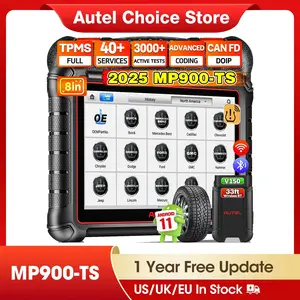 Autel MaxiPRO MP900-TS Auto TPMS Diagnostic Tools Car OBD2 Scanner Programming ECU Coding Active Test CAN FD/DoIP PK MP808BT