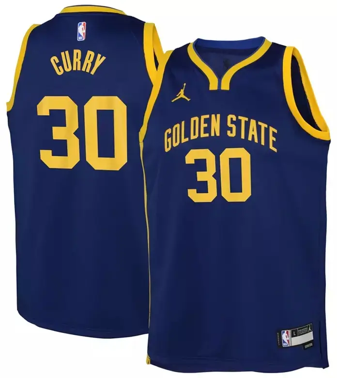 STEPHEN CURRY GOLDEN STATE WARRIORS BLUE SWINGMAN "STATEMENT" JERSEY