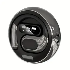 Open Wireless Earphones, Ear-Hook Sports Headphones for Running, Stereo Sound, Noise Cancelling, with Microphone, TYPE-C Charging, Chargeable, Compatible with Mobile Phones and Tablets