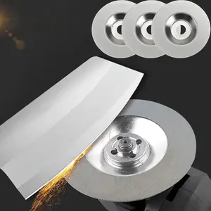 Diamond Sharpener Set, 2 Counts 800 Grit Dual Whetstone & Grinding Wheel,  Quick Blade Sharpener for Kitchen Knives/scissors/metal/wood Tools Kitchenware