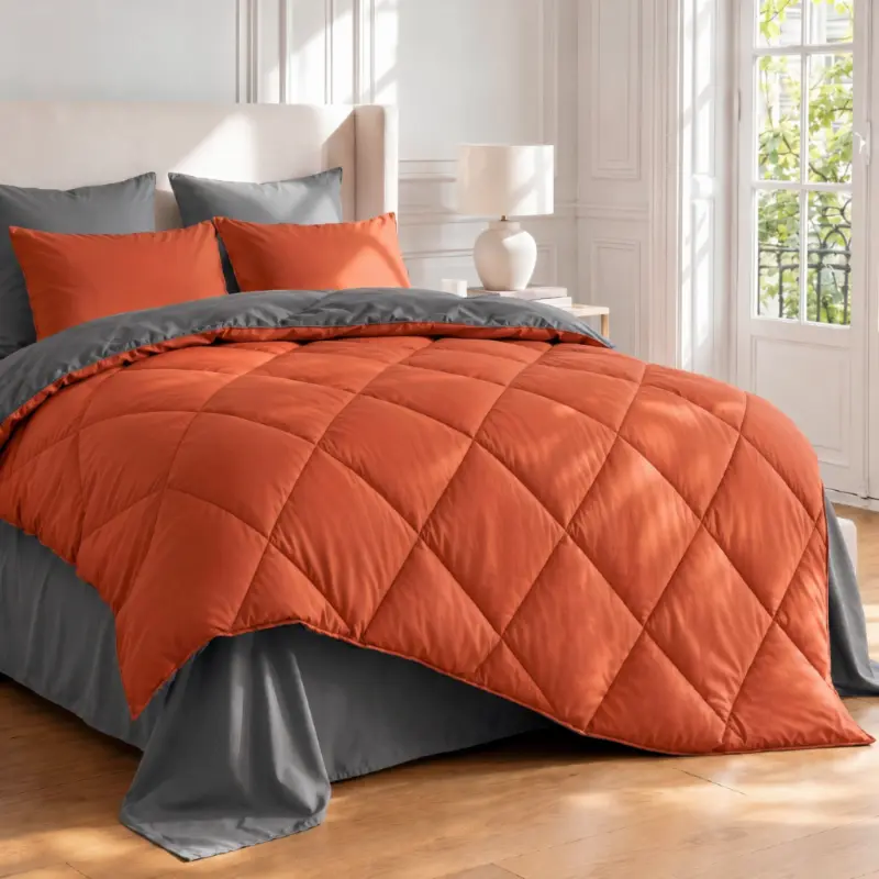 Cosybay Hotel Luxury Quality Bedding Comforter Set 7 Piece,Quilt Set with Lightweight comforter & Flat sheet & Fitted Sheet & Pillowcases, All Season Ultra Soft Breathable, Durable Tear Resistant Easy Care Machine Washable, Ideal for Halloween decorations