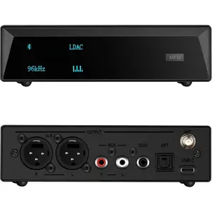 B3 Professional XLR  v5.1  Receiver, LDAC & aptX  Streamer, Built-in ESS DAC, Analog RCA, Digital Optical and COAXIAL Outputs, for Audio Mixer, DJ Speakers & PA System