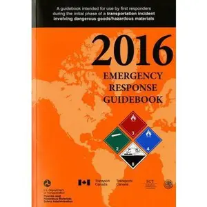 USED Book - 2016 Emergency Response Guidebook by U.S. Department of Transportation (Paperback) - english
