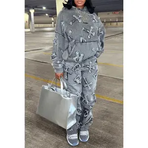 2025AB] Women’s Autumn Jogger Tracksuit, Two-Piece Sweatpants Set (Hoodie + Sweatshirt/Coat), 2-Piece