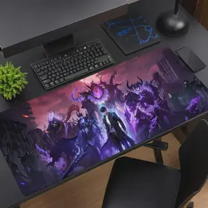 [5 Samples] Solo Leveling Gaming Desk Mat, Solo Leveling Anime Mouse Pad, Keyboard Mat, Anime Desk Mat For Office, Gift For Gamer