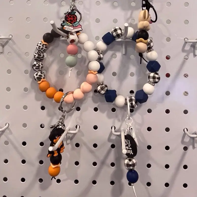 Large Beaded Wristlet