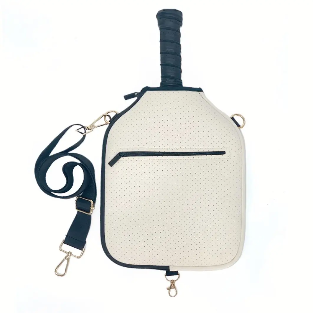 Neoprene Pickleball Sling Bag, Adjustable Strap Crossbody Bag, Durable Pickleball Paddle Carry Bag