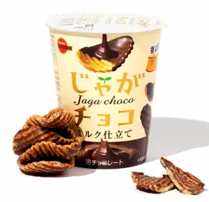 Jaga Chocolate Covered Potato Chips Delicious Chip Product of Japan