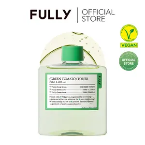 [FULLY Official Shop] Green Tomato Toner, Pore Tightening with 95% Green Tomato Extract Skin Soothing and Hydrating, Fragrance Free, Vegan 8.45 fl.oz