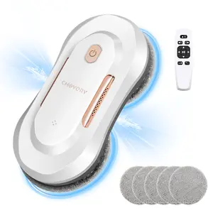 Window Cleaner Robot with Dual Water Spray, Automatic Glass Cleaning Robot with 3000Pa Sunction Power-For Christmas