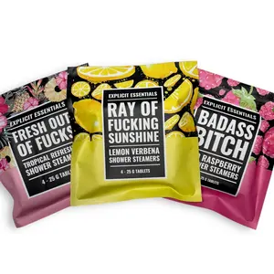 Energizing Shower Steamer 3 Pack Set, Self Care Spa Gift For Women, Aromatherapy Gift For Her