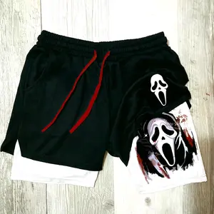 Ghost Face "Halloween" Gym Shorts