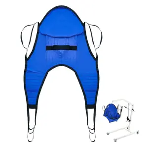 fathersdaygift  VEVOR Patient Lift U-Sling with Head Support- Medium Size, Divided Leg Transfer Sling for Bathing, Patient Lift Medical Sling for Elderly, Disabled, Bedridden, 600LBS