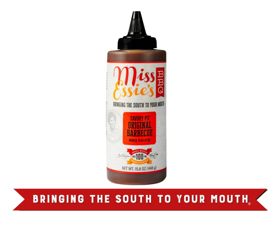 Miss Essie's Original BBQ Sauce - 15.8 oz - Bringing the South to Your Mouth - Savory Pit Original Barbecue Sauce - A Classic Blend of Savory spices, smoke and heat to knock you off your seat!
