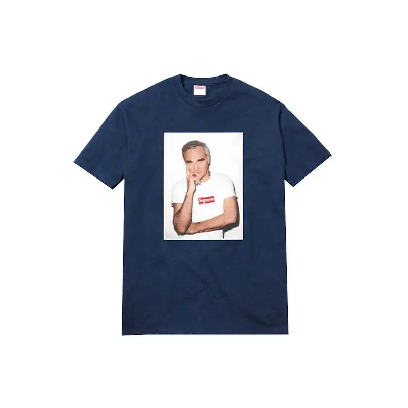 Supreme Men's Morrissey Tee Navy, from StockX