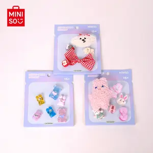 MINISO Animals Charms - Cute Bag Accessories, Gifts for Friends, Suitable for Going Out for Picnics and Beach, Girls Like Panda and White Rabbit, Lunch Bag Charms