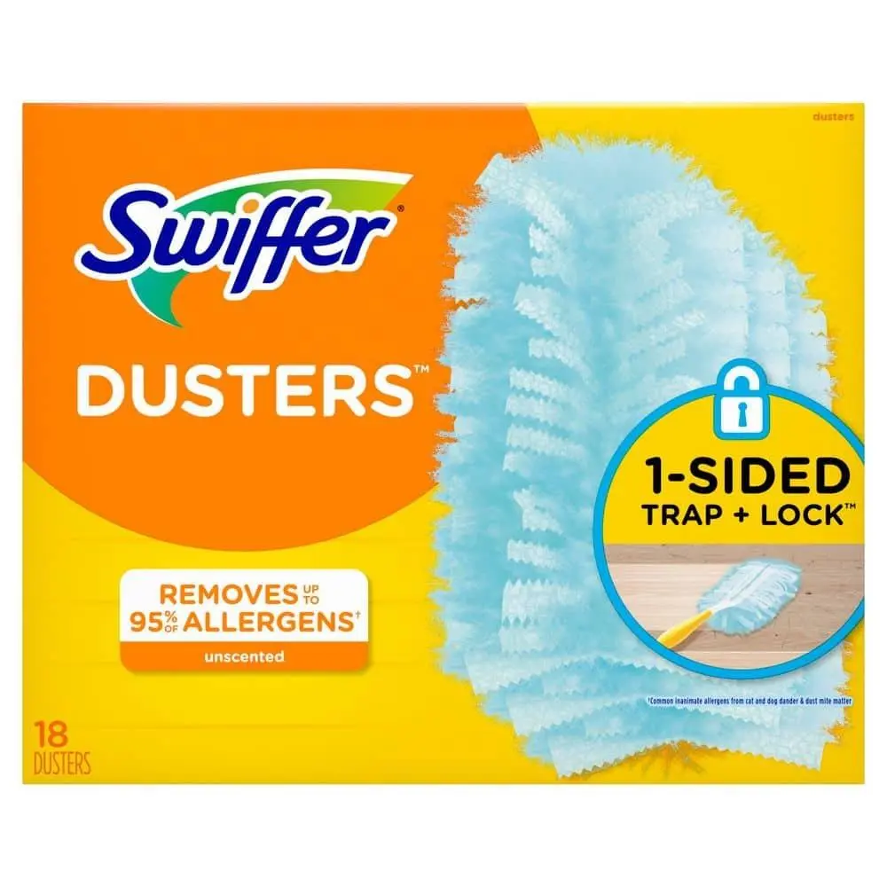 180 Unscented Dusting Refills, Multi-Surface and Synthetic, 18 Pack