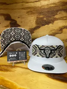 RHC SnapBack White Aztec - Elegant Design, High-Quality Material, Versatile Use, Ideal for Everyday Wear