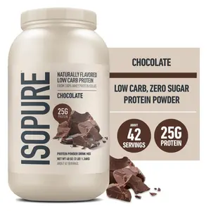 Isopure, Low Carb Protein Naturally Sweetened, 3 lb